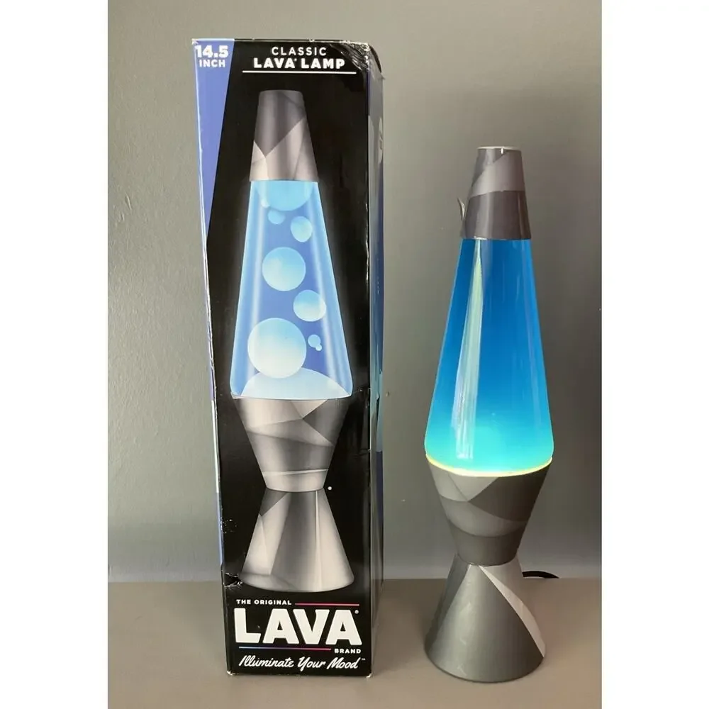 LAVA 14.5 Inch Geometric Monochrome Novelty Table Lamp Modern Decor Globe New